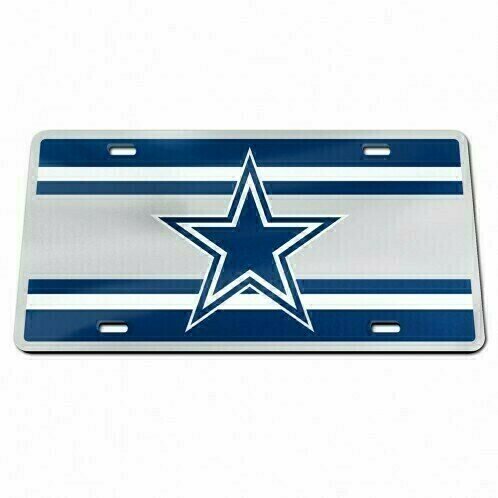 Dallas Cowboys Laser Tag Acrylic License Plate