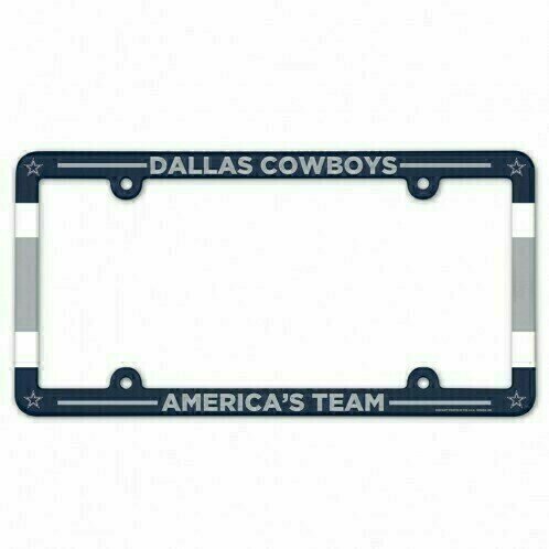 Dallas Cowboys Plastic License Plate Frame