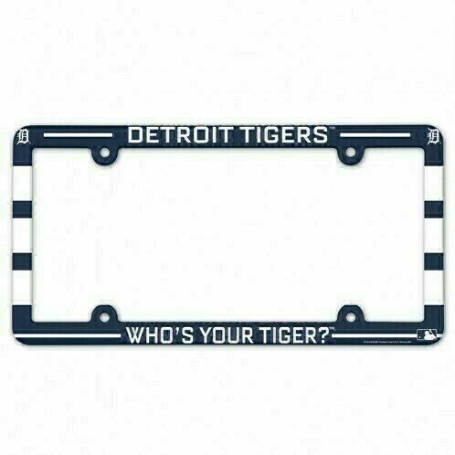Detroit Tigers Plastic License Plate Frame