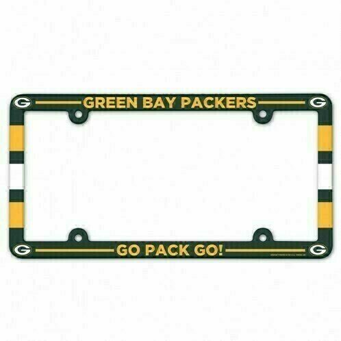 Green Bay Packers Plastic License Plate Frame