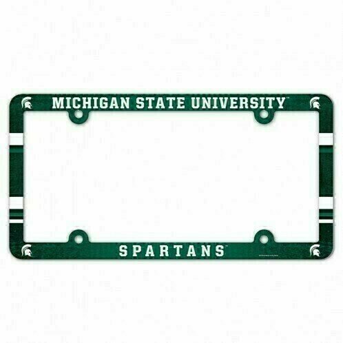 Michigan State Spartans Plastic License Plate Frame