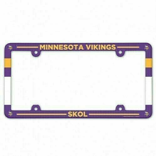 Minnesota Vikings Plastic License Plate Frame