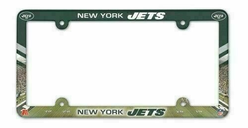 New York Jets Plastic License Plate Frame