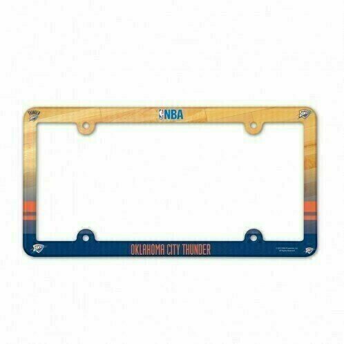 Oklahoma City Thunder Plastic License Plate Frame
