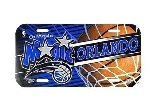 Orlando Magic Plastic License Plate