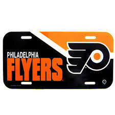 Philadelphia Flyers Team Plastic License Plate