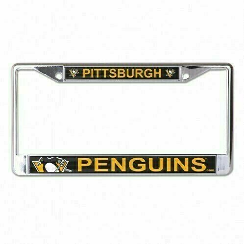 Pittsburgh Penguins Chrome Metal License Plate Frame