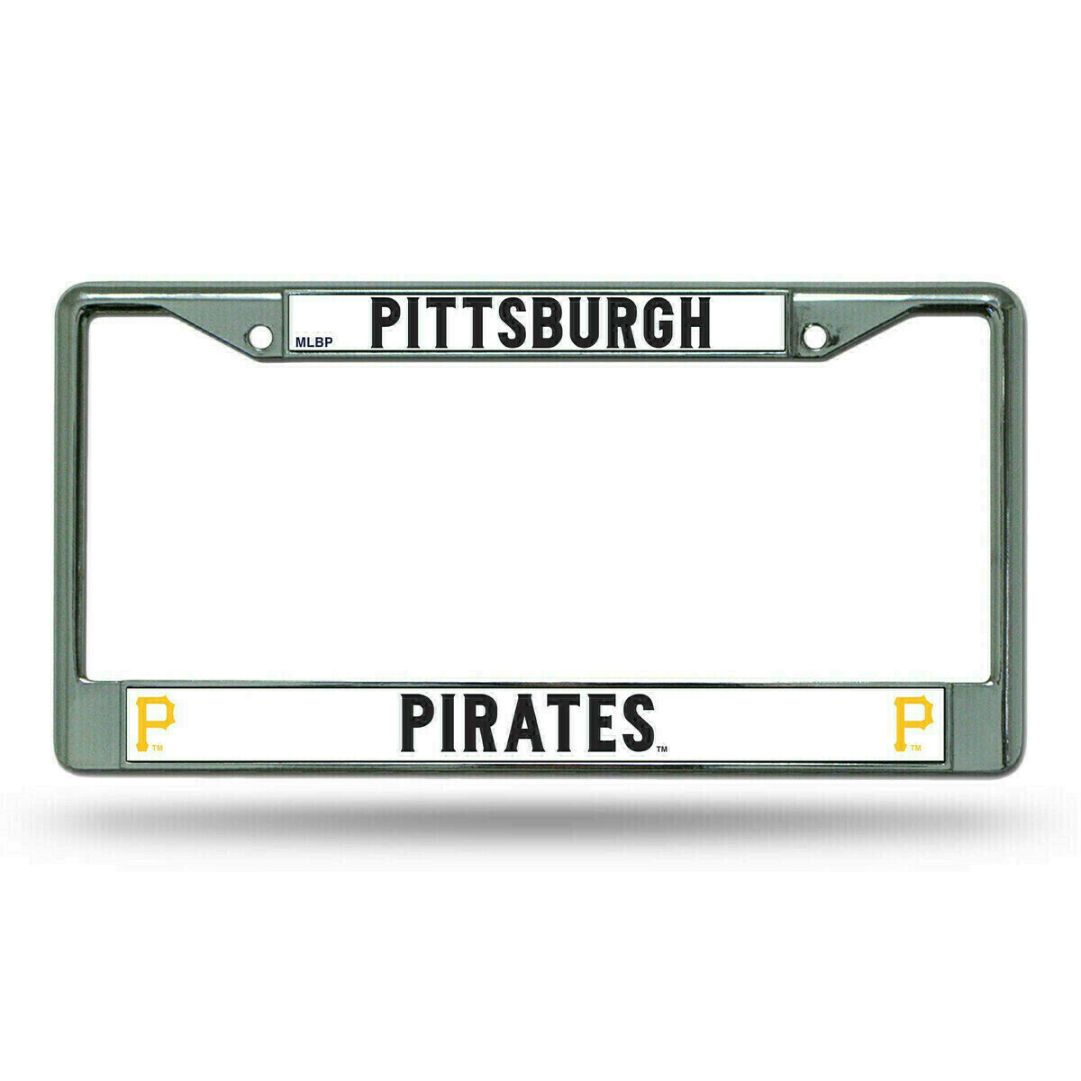 Pittsburgh Pirates Chrome Metal License Plate Frame
