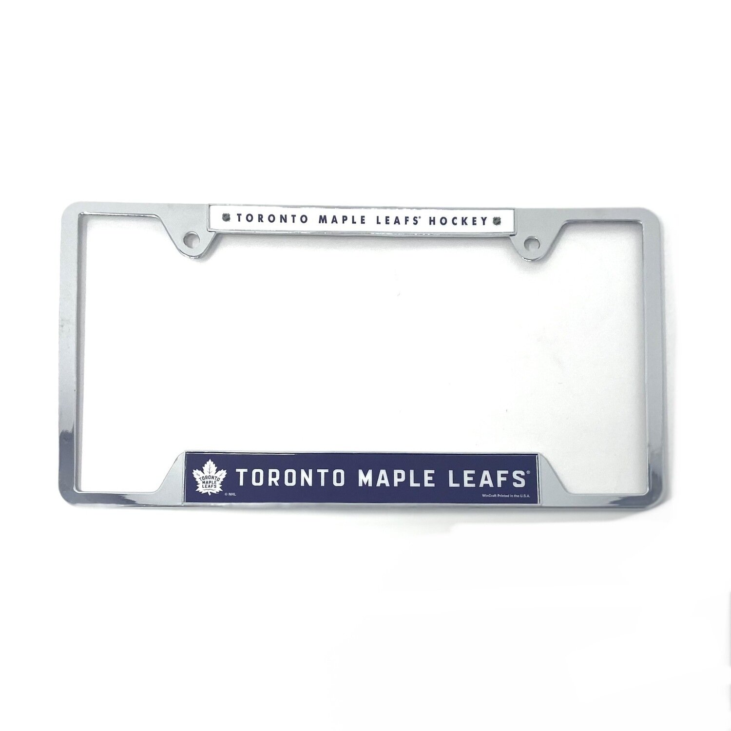 Toronto Maple Leafs Chrome Metal License Plate Frame