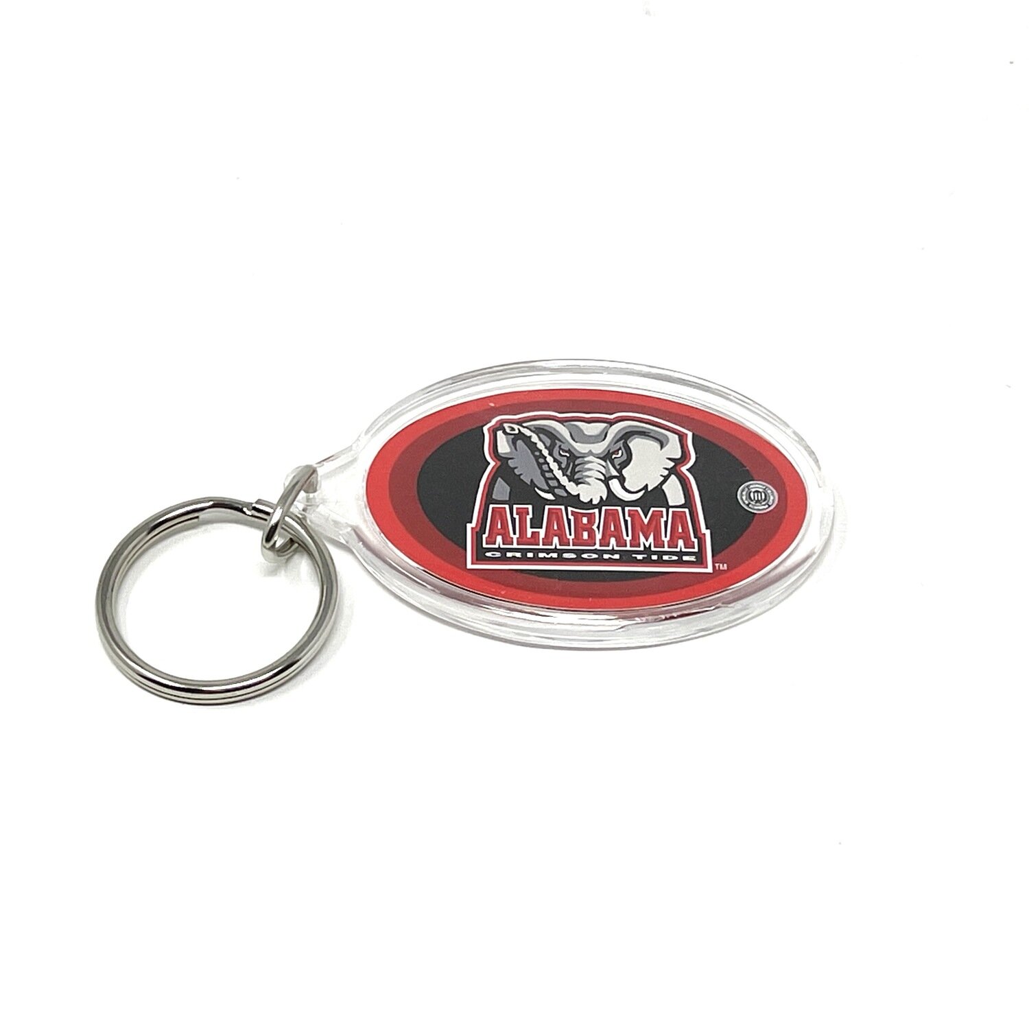 Alabama Crimson Tide Oval Acrylic Key Ring