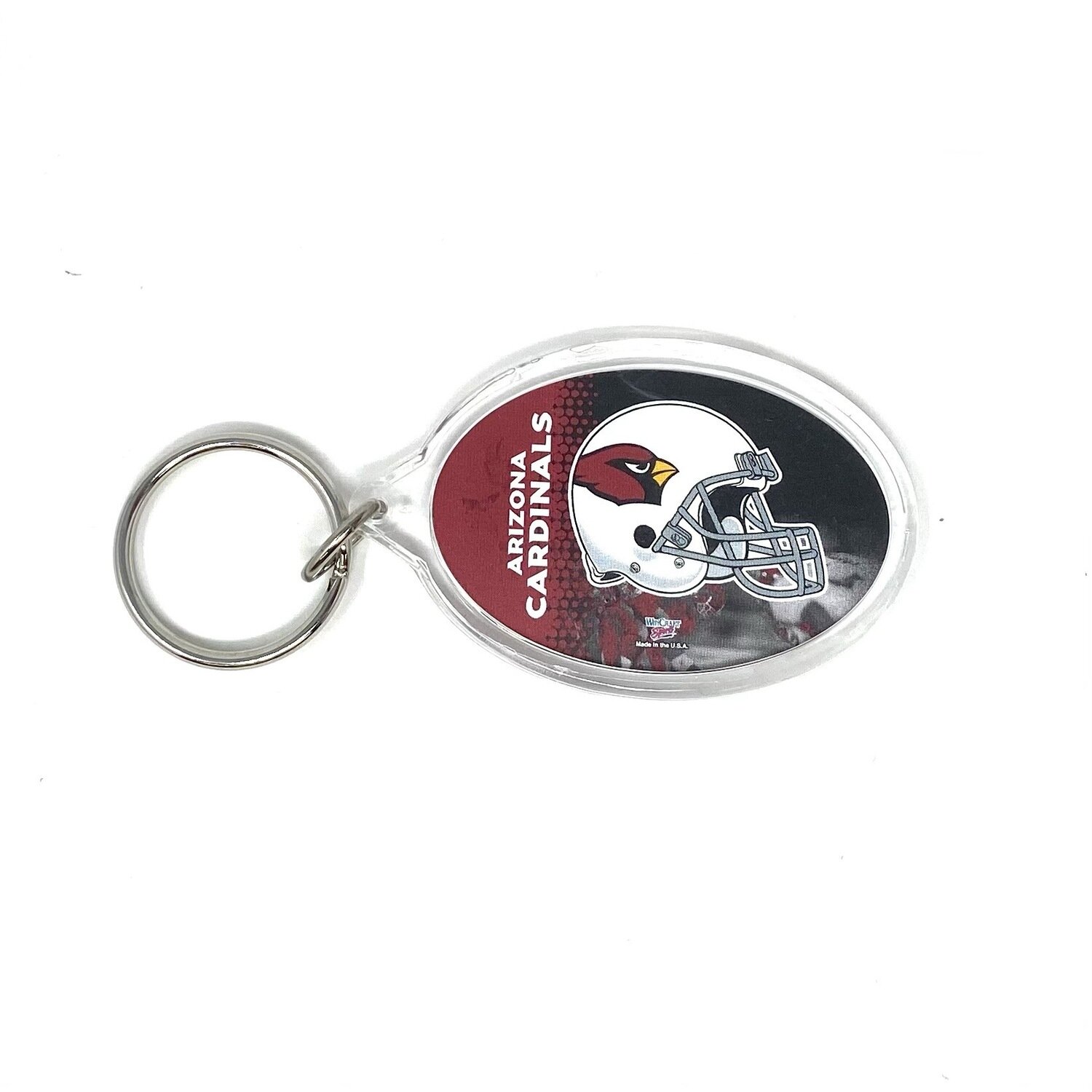 Arizona Cardinals Oval Acrylic Keychain