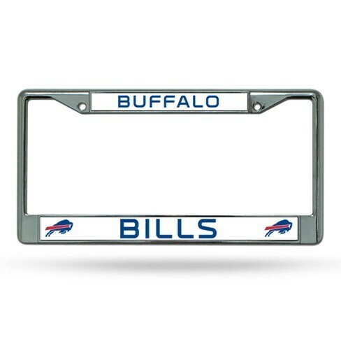 Buffalo Bills Chrome Metal License Plate Frame Buffalo Bills Chrome Metal License Plate Frame