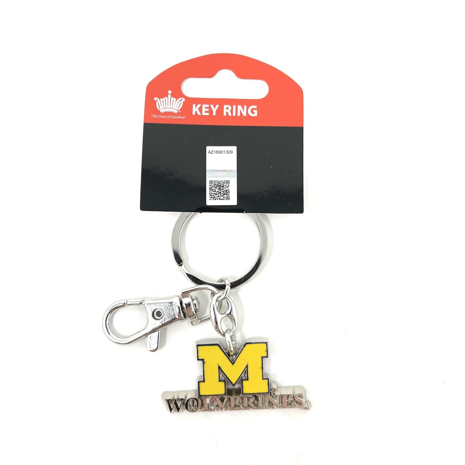 Michigan Wolverines Heavyweight Key Ring