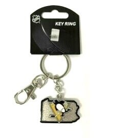 Pittsburgh Penguins State Key Ring