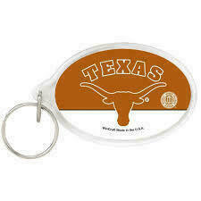 Texas Longhorns Oval Acrylic Keychain