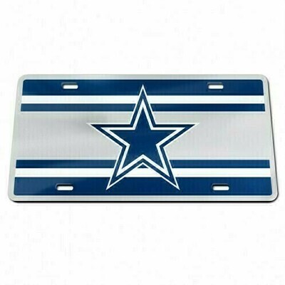 Dallas Cowboys Laser Tag Acrylic License Plate Dallas Cowboys Laser Tag Acrylic License Plate