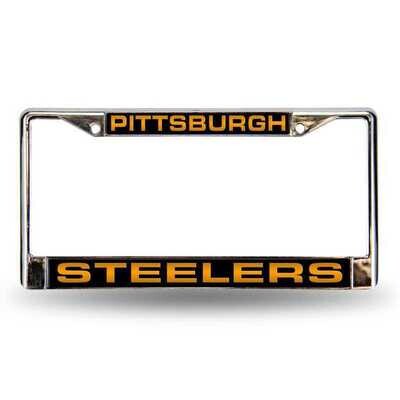Pittsburgh Steelers Laser Chrome License Plate Frame