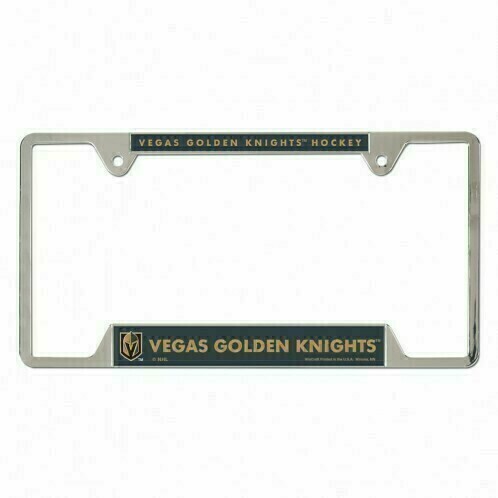 Vegas Golden Knights Chrome Metal License Plate Frame