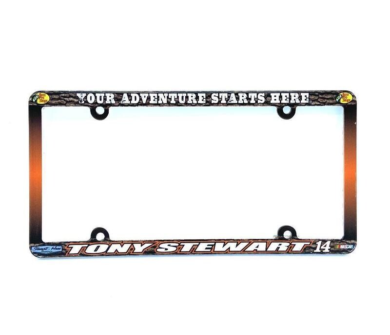 Tony Stewart Plastic License Plate Frame