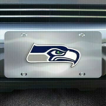 Seattle Seahawks Sports Licensing Solutions Die Cast License Plate