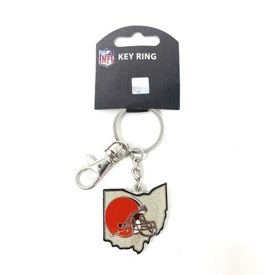 Cleveland Browns State Key Ring