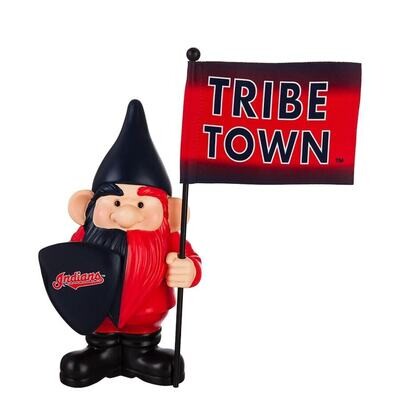 Cleveland Indians Flag Holder Gnome