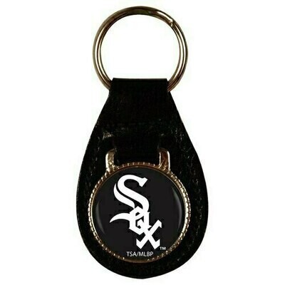 Chicago White Sox Leather Keychain & Key Ring