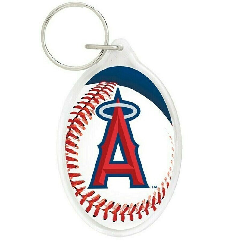 Los Angeles Angels Oval Acrylic Keychain