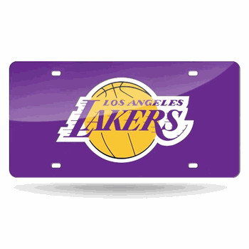 Los Angeles Lakers Laser Tag Colored License Plate Los Angeles Lakers Laser Tag Colored License Plate