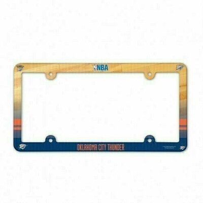 Oklahoma City Thunder Plastic License Plate Frame