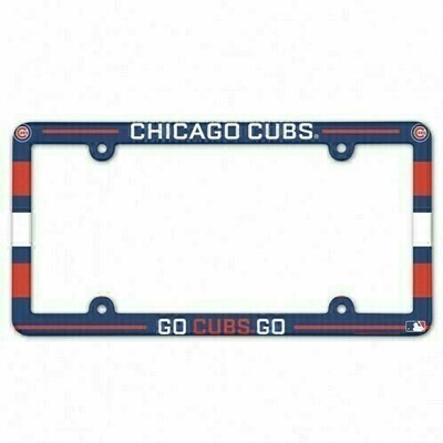 Chicago Cubs Plastic License Plate Frame Chicago Cubs Plastic License Plate Frame