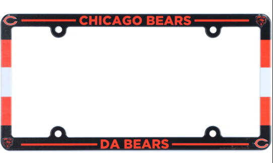 Chicago Bears Plastic License Plate Frame