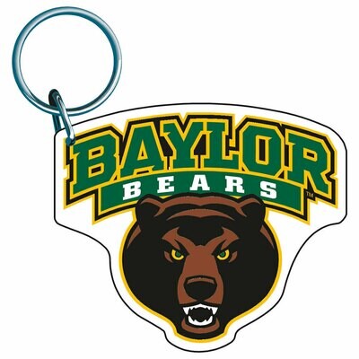 Baylor Bears Metal Key Ring