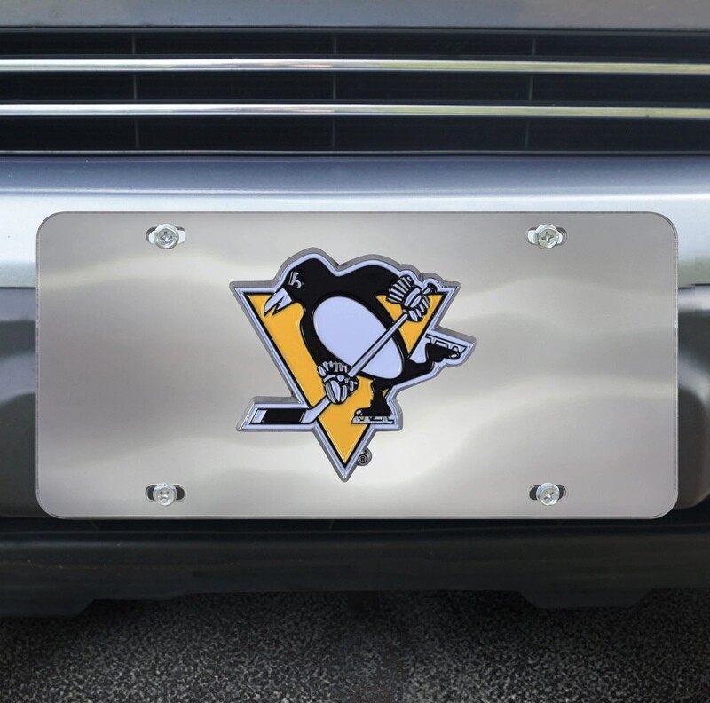 Pittsburgh Penguins Sports Licensing Solutions Die Cast License Plate
