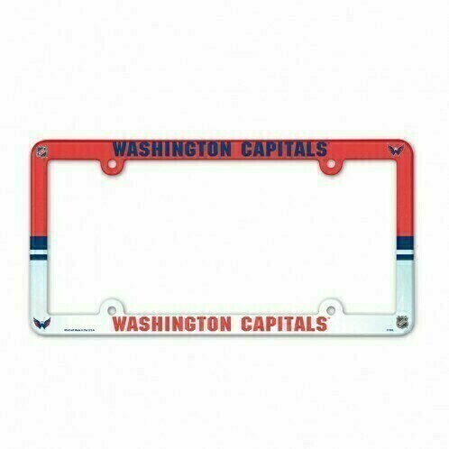 Washington Capitals Plastic License Plate Frame
