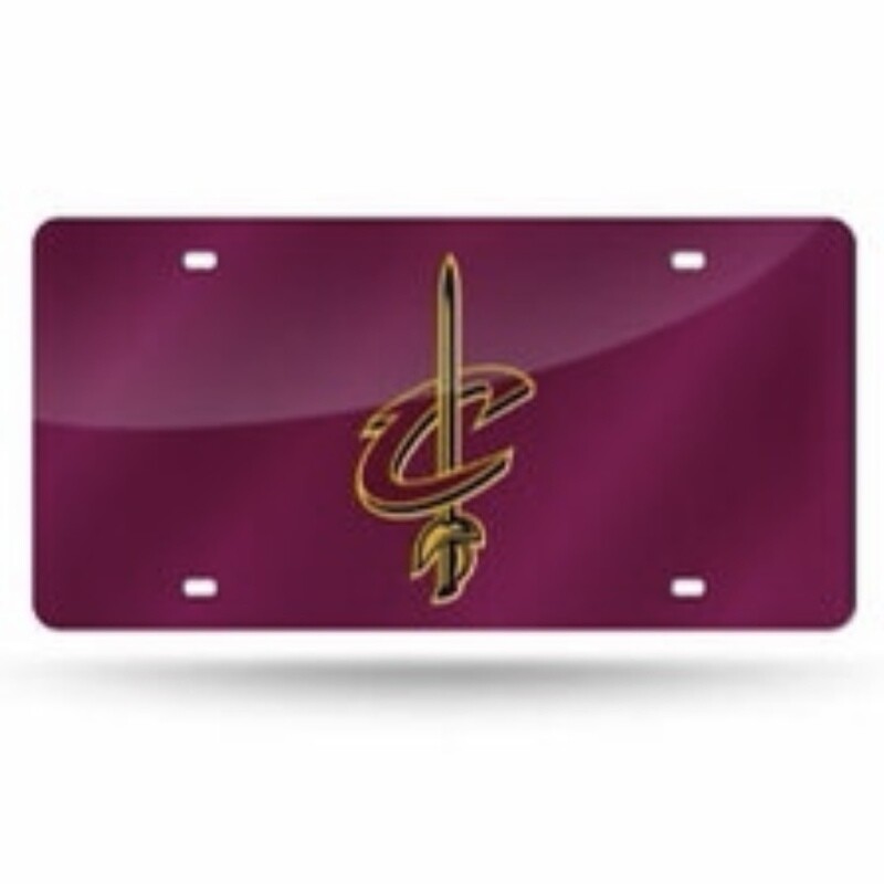 Cleveland Cavaliers Laser Tag Colored Acrylic License Plate