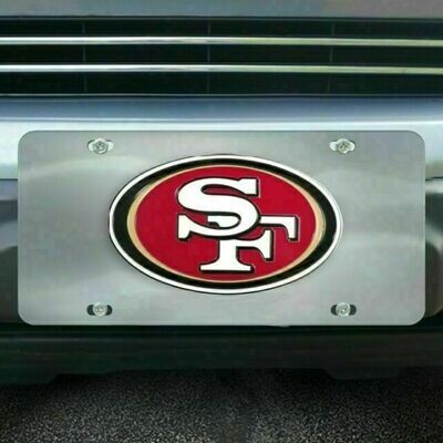 San Francisco 49ers Sports Licensing Solutions Die Cast License Plate