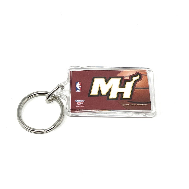 Miami Heat Team Acrylic Key Ring