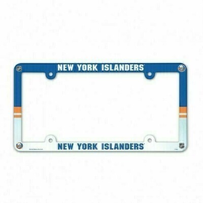 New York Islanders Plastic License Plate Frame