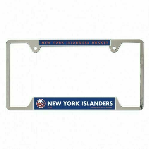 New York Islanders Chrome Metal License Plate Frame