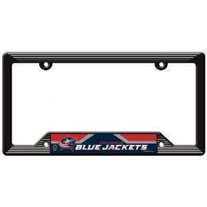 Columbus Blue Jackets Team Plastic License Plate Frame