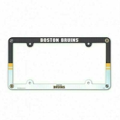 Boston Bruins Plastic License Plate Frame