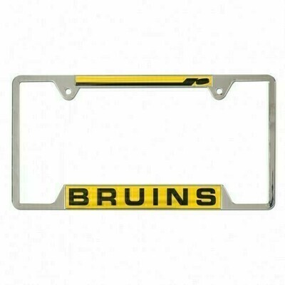 Boston Bruins Laser Chrome Metal License Plate Frame