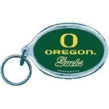 Oregon Ducks Oval Acrylic Keychain