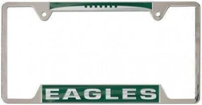 Philadelphia Eagles Laser Chrome Metal License Plate Frame