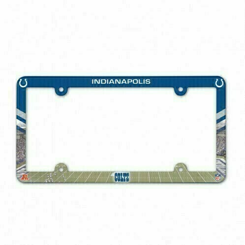 Indianapolis Colts Plastic License Plate Frame Indianapolis Colts Plastic License Plate Frame