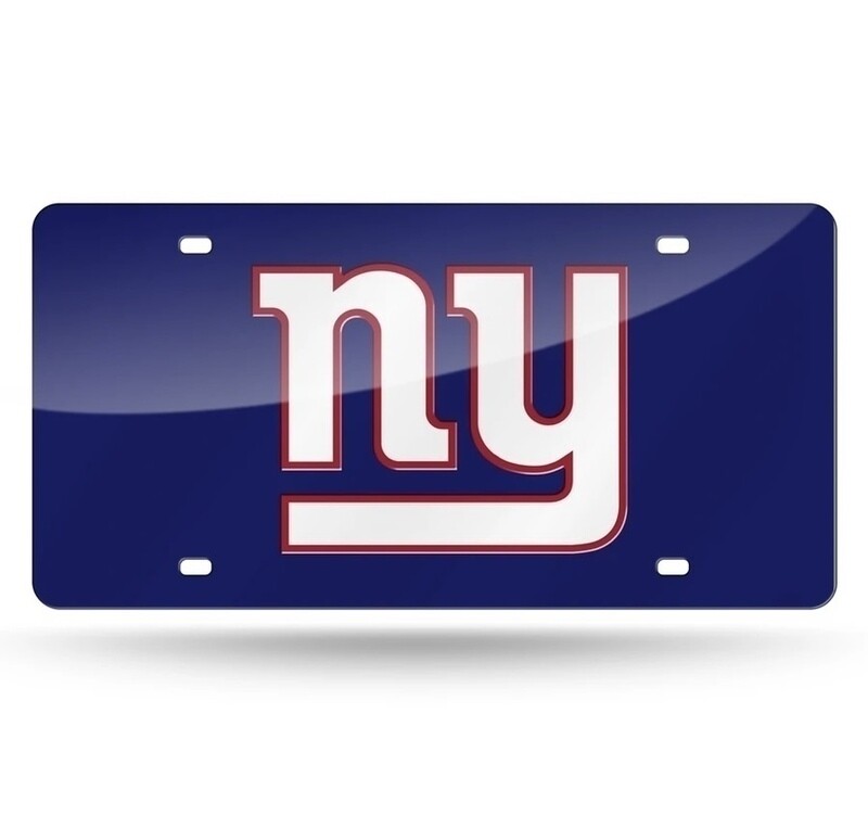 New York Giants Blue Laser Tag License Plate New York Giants Blue Laser Tag License Plate