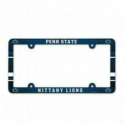 Penn State Nittany Lions Plastic License Plate Frame