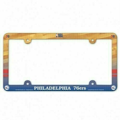 Philadelphia 76ers Plastic License Plate Frame