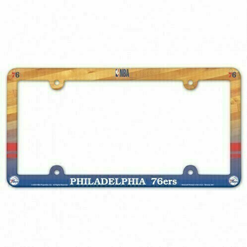 Philadelphia 76ers Plastic License Plate Frame Philadelphia 76ers Plastic License Plate Frame